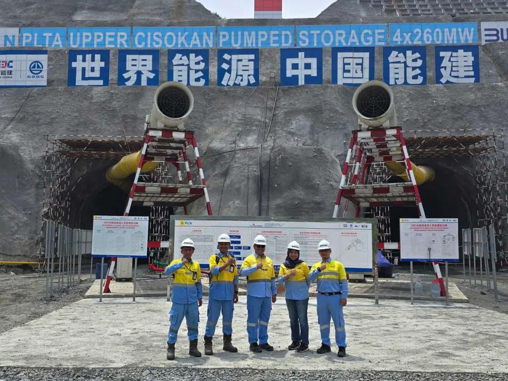 Bakar Semangat Tim, Dirops Dahana Kunjungi Site PLTA Upper Cisokan