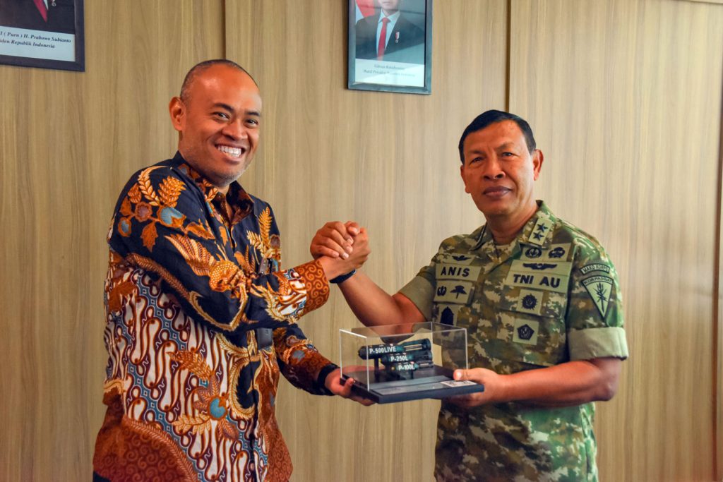 Indonesian Air Force’s Korpasgat Inspects Dahana Production Facilities