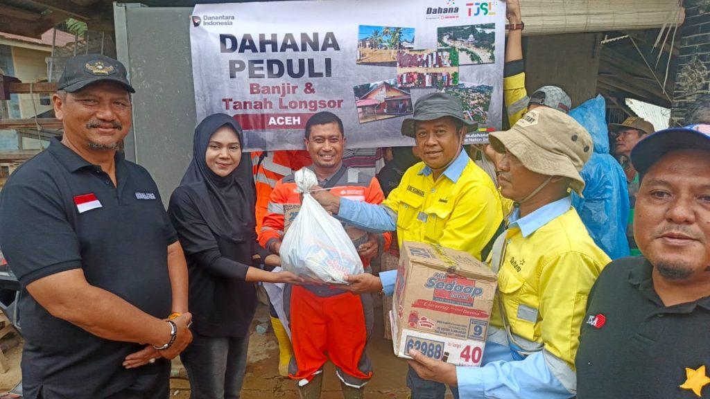 Dahana Kirim Bantuan Air Bersih dan Sembako ke Aceh Tamiang
