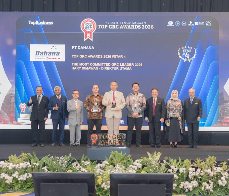 DAHANA Raih Dua Penghargaan Bergengsi di TOP GRC Awards 2026
